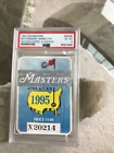 ????Rare 1995 Masters Badge Ticket Augusta National Golf Psa 6 Tiger Woods!????