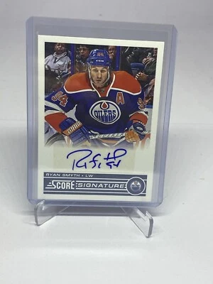 2013-14 Score Hockey Signatures #SS-SMY Ryan Smyth Auto Edmonton Oilers - Image 1 of 2