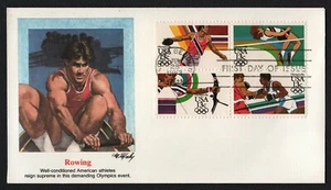 #2051a 13c 1984 Summer Olympics, Fleetwood FDC **ANY 5=FREE SHIPPING** - Picture 1 of 1