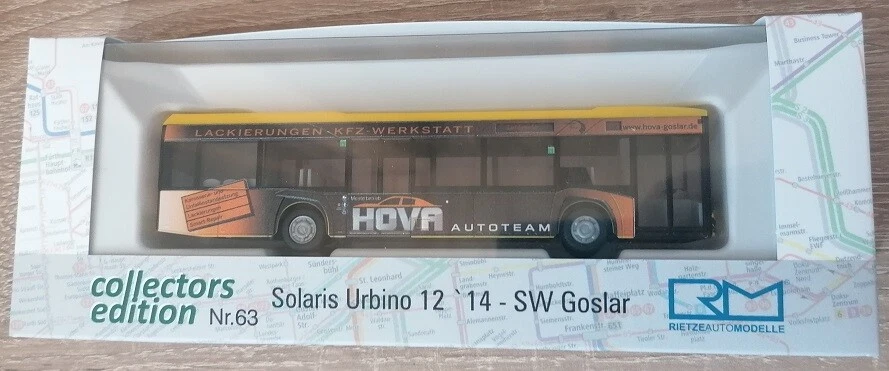 Rietze 73010 - 1/87 Solaris Urbino 12 '14 Bus Città Goslar - Hova Autoteam - - Immagine 1 di 1