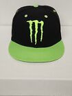 Monster Energy Snapback Hat Black Green