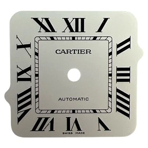Originale Cartier Santos 35,1 mm quadrante romano argento W2SA0007 - Foto 1 di 4
