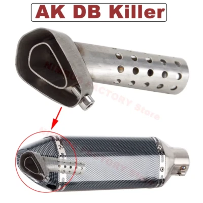 DB Killer Marmitta Moto Silenziatore di scarico Regolabile Riduzione Rumore Inox - Immagine 1 di 4