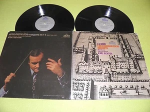 Bach - 6 Brandenburg Concertos - Richter / 1975 Germany Archiv STEREO 2xLP NM - Picture 1 of 3