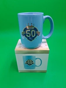 KC Kansas City Royals SGA 50th Anniversary Coffee Mug MLB Baseball New - Picture 1 of 5