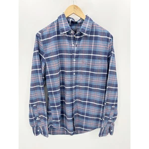 J.Crew Factory Hemd Herren MEDIUM Blau Flex Oxford Slim Langarm Button Down - Bild 1 von 9