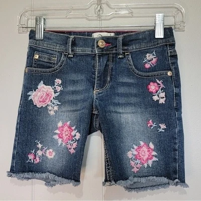 😎Jordache Denim con Costuras Bordadas Rosa Foto 1 de 3