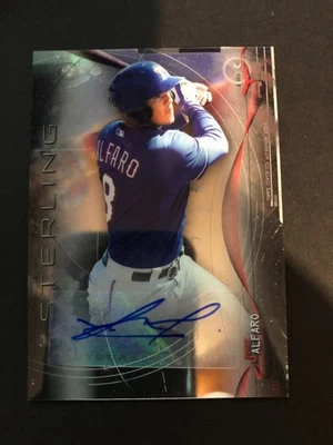 Bowman Sterling Auto Jorge Alfaro 2014 radiocontrol automático Texas Rangers #BSPA-JA Foto 1 de 2