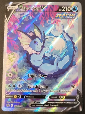 Vaporeon V SWSH181 Sword & Shield Promo Cards Holo LP-NM - Image 1 of 3
