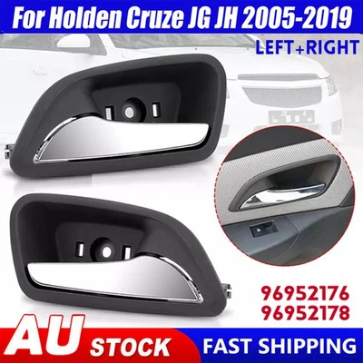 2X Front/Rear Inner Door Handle Left&Right Chrome For Holden Cruze JG JH 2005-19 - image 1 of 4