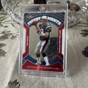 2007 Topps Finest - Veteran Finest Moments Tom Brady #VFM-TB - Picture 1 of 2