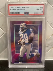 1997 Skybox E-X2000 Barry Sanders #11 PSA 8 - Bild 1 von 2