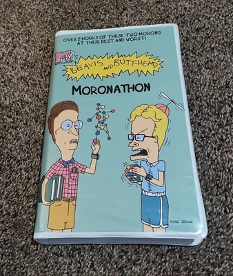 Rare MTV's Beavis and Butt-Head Moronathon VHS Tape - Image 1 of 4