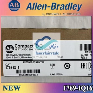 Allen-Bradley 1769-IQ16 COMPACTLOGIX 16 PT 24VDC D/I MODULE LED US Stock PLC US - Picture 1 of 8