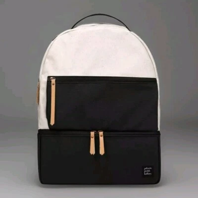 Pottery Barn PETUNIA PICKLE BOTTOM AXIS BACKPACK/Diaper Bag Birch And Black - Image 1 of 4