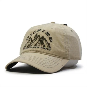 New Dickies True Roots Ripstop Adjustable Dad Hat Baseball Cap Khaki - Picture 1 of 4