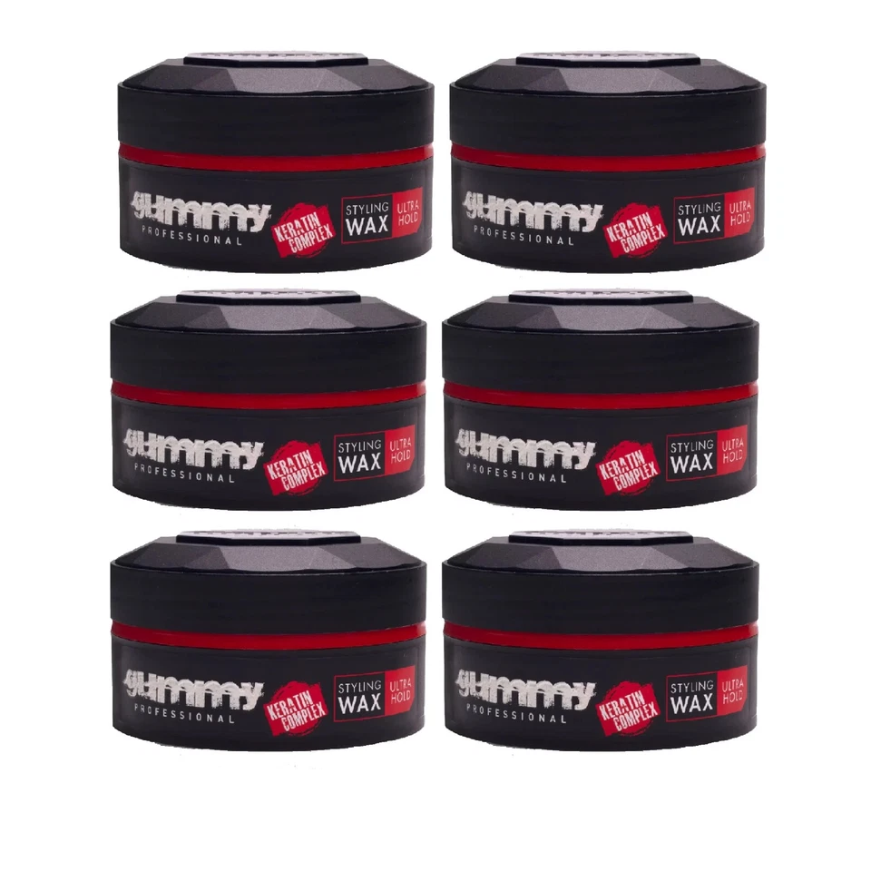 Cera Gummy Styling 5 oz/150 ml | Ultra Hold - 6 PACOTES - Cada US$ 6,15 - Imagem 1 de 1
