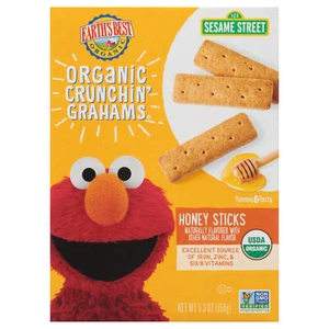 Earth's Best Crunchy Honey Graham Sticks 5.3 oz (Pack of 6) - Picture 1 of 2