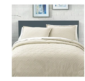 Essentials Dover The Essential Microsculpt 2 Piece Comforter Set - TWIN - Sand - Picture 1 of 4