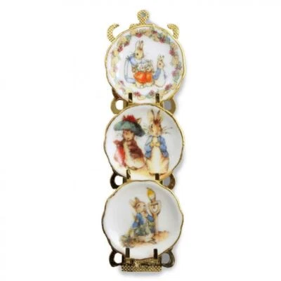 Casa Delle Bambole Peter Coniglio Sospesi Piastra Cremagliera Ornamento Reutter - Immagine 1 di 4