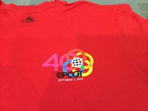 Disney Epcot 40th Anniversary T-Shirt Day of Dated October 1st 2022 Limited SM - Picture 1 of 2