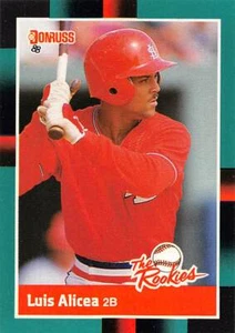 1988 Donruss The Rookies #52 Luis Alicea St, Louis Cardinals - Picture 1 of 2