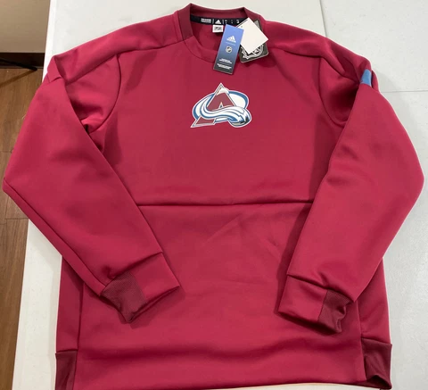 Adidas Colorado Avalanche Game Mode Pullover Pocket Sweater Men’s Size Large Cover