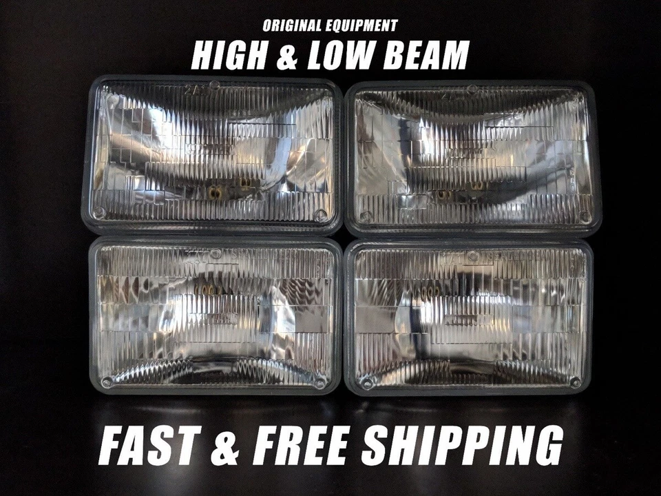OE Front Headlight Bulb for Mercury Marquis 1977-1986 High & Low Beam Set of 4 - Image 1 of 1