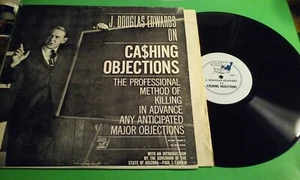 J. Douglas Edwards  Cashing Ca$hing Objections LP Salesmen Business Jay Records - Foto 1 di 10