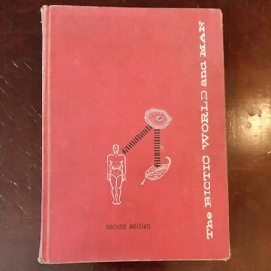 Vintage Biology Textbook: The Biotic World and Man 2nd Edition 1958 Environment - Foto 1 di 12