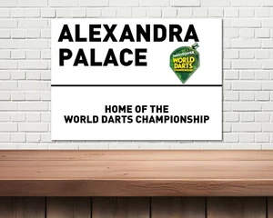 Freccette Ally Pally, placca metallica, stanza freccette, bar di casa, mancavia, freccette mondiali. - Foto 1 di 1