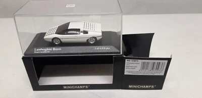 1/43 Lamborghini Bravo 1974 Bianco metallizzato - Minichamps - Immagine 1 di 4