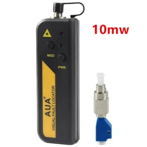 10mw Red Laser Light Fiber Optic Cable Tester LC/SC/FC/ST Connector - Picture 1 of 9