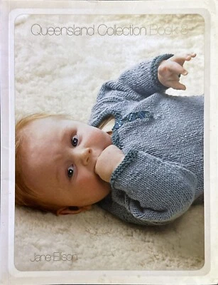 Queensland Collection Book 8 Jane Ellison Knitting Patterns Baby Sweaters - Image 1 of 2