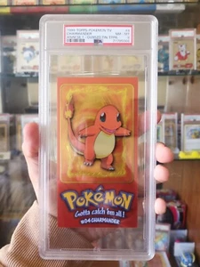 Pokemon Card 1999 PSA 8 CHARMANDER Jumbo Oversized Topper Foil #4 TOPPS Series 1 - Picture 1 of 8