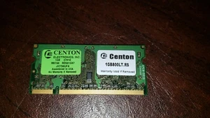 Centon PC2-6400 1 GB DIMM 800 MHz DDR2 SDRAM Memory (1GB800LT) - Picture 1 of 2