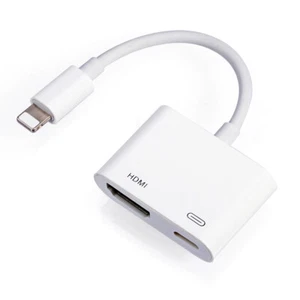 Multi-App Supported, Video Adapter for iPhone iPad to HDMI Equipped TV Projector - Picture 1 of 9