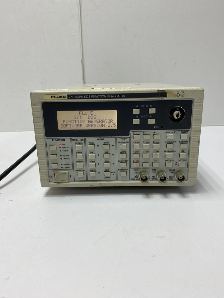 FLUKE 271 10MHZ DDS FUNCTION GENERATOR 2423208 - Image 1 of 4