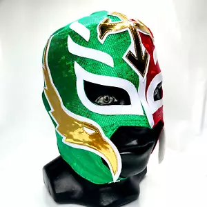 Máscara King Mysterio Grado Semi Profesional Máscara Lucha Halloween Juegos con disfraces Máscara - Imagen 1 de 6