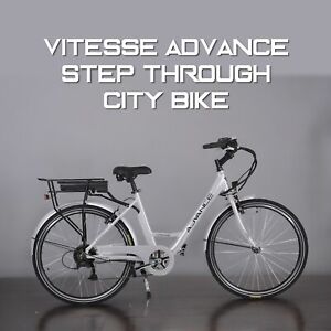 Vitesse Advance Lightweight Electric Adult Bike  60 M Range, 7 Speed Shimano