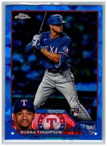 #597 Bubba Thompson RC Texas Rangers 2023 Topps Sapphire - Picture 1 of 2