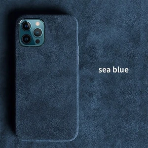 Einfache Vintage Wildleder All-Inclusive Linse Schutz Hülle Fr iPhone13 12ProMax 11XS - Bild 1 von 90