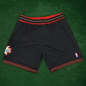 Phiiladelphia 76ers NBA Mitchell&Ness White Men's 1996-97 Shorts - Picture 1 of 5