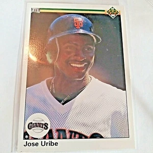 1990 Upper Deck #188 Jose Uribe mauvais anniversaire comme neuf/M - Photo 1 sur 3