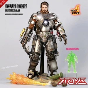 HOT TOYS HT 1/6 MMS168 Iron Man MK1 Mark I 2.0 First Generation Cave Version - Picture 1 of 13