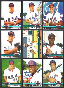1991 TOPPS STADIUM CLUB - 25-CARD USA OLYMPIC TEAM SUBSET - JASON GIAMBI +++ - Picture 1 of 6