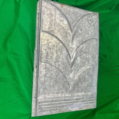 Antique Architectural Salvage Tin Ceiling Wall Siding  Panel 20”x13” - Image 1 of 4