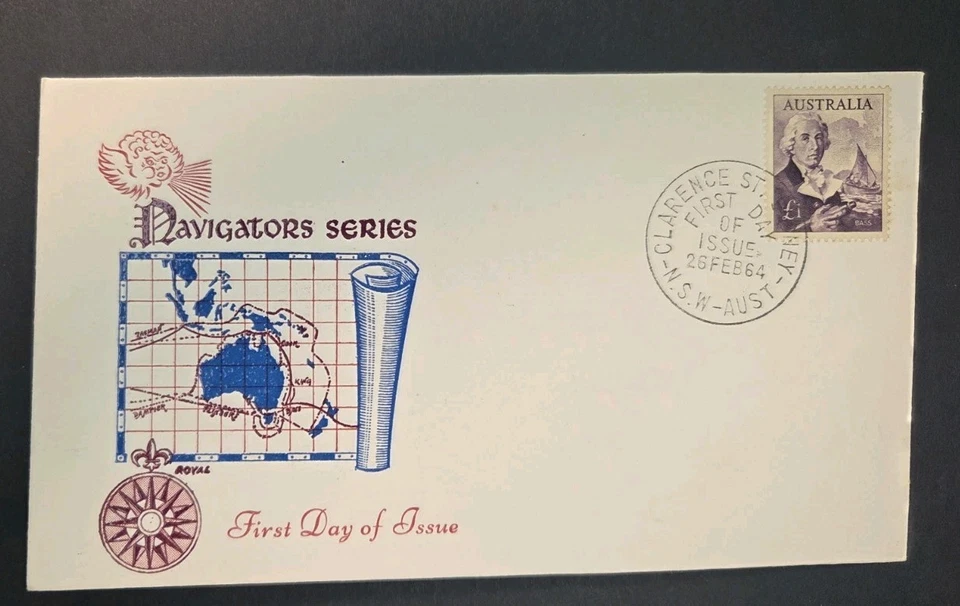 Pre-Decimal FDC  NAVIGATORS to £1, Unaddressed  Wesley & Royal - image 1 of 4