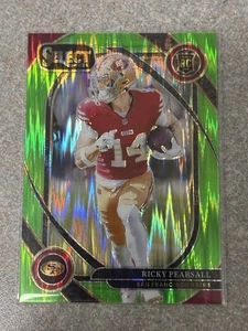 Panini Select 2024 - Club Level Ricky Pearsall #285 verde neón Shock Prizm/499 - Imagen 1 de 2