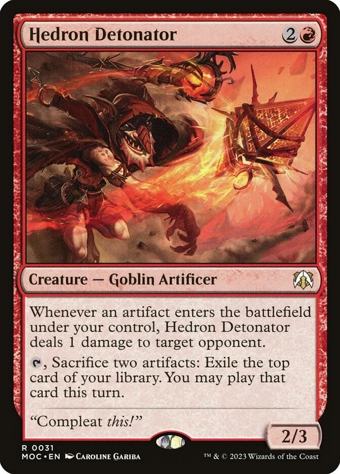 Hedron Detonator R Commander: March of the Machine 31 NM - Image 1 of 1
